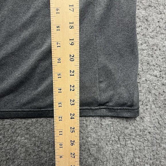 Adidas AeroReady Long Sleeve 1/4 Zip Pullover Shirt Top Women's Size Large Gray - Picture 7 of 7